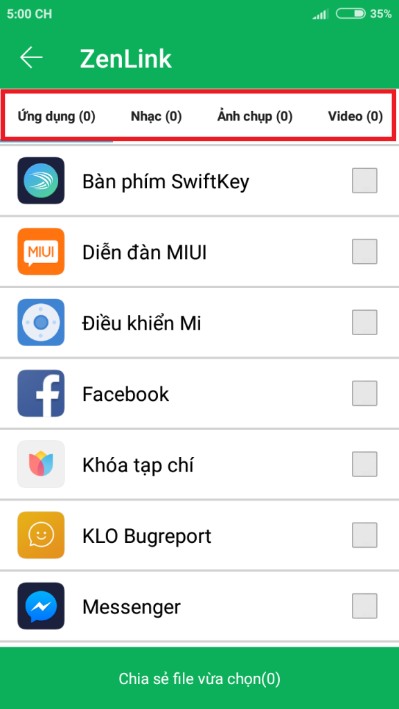 Hướng dẫn gửi ứng dụng và mọi tệp tin giữa các điện thoại Android