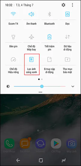 Cách kích hoạt chế độ Night Mode trên Samsung Galaxy S8