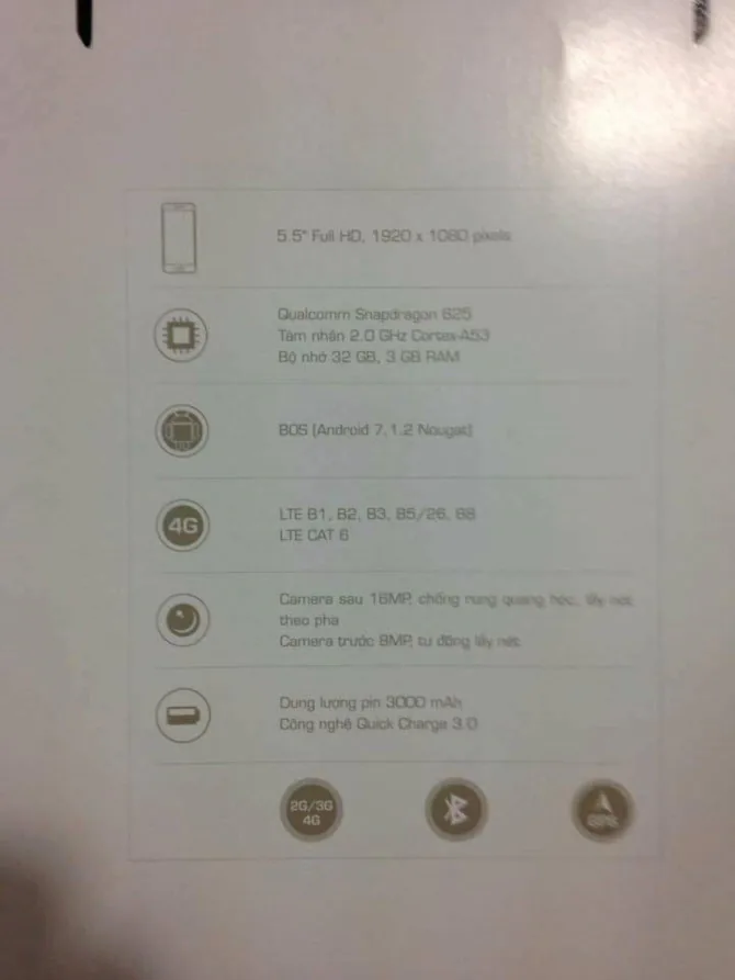 Bphone 2 rò rỉ mặt trước và toàn bộ cấu hình
