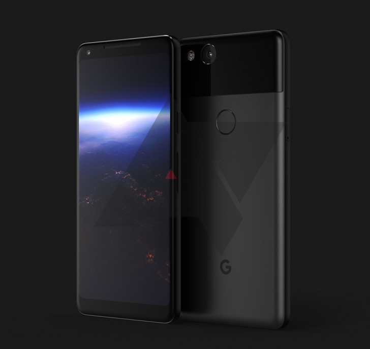Google Pixel 2 XL rò rỉ hình ảnh thiết kế