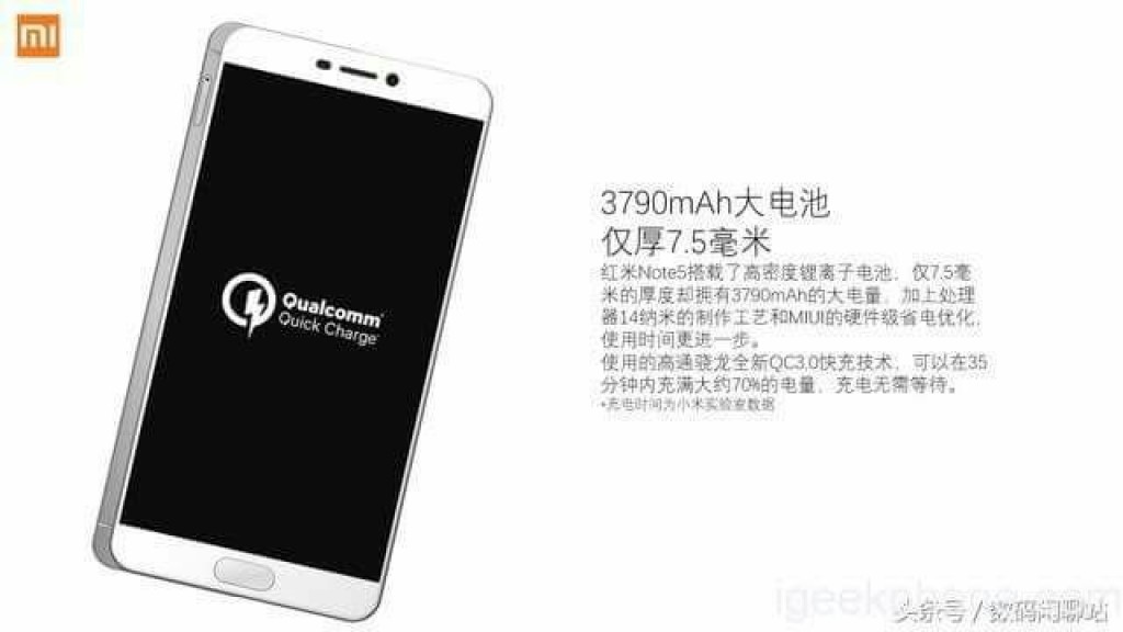 Lộ cấu hình chi tiết Xiaomi Redmi Note 5: Snapdragon 630/660 , pin 3,790mAh