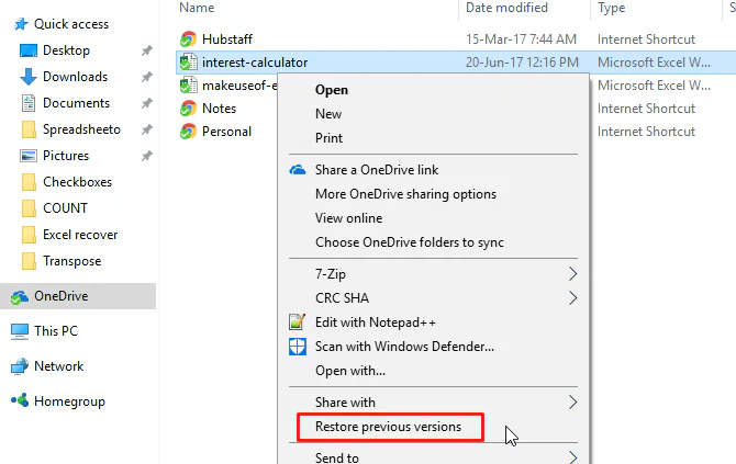 Các khôi phục tập tin Excel chưa lưu trên Windows 10