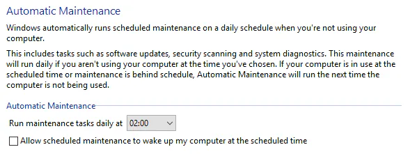 Bạn nên dừng ngay việc Automatic Maintenance và thay thế bằng việc này