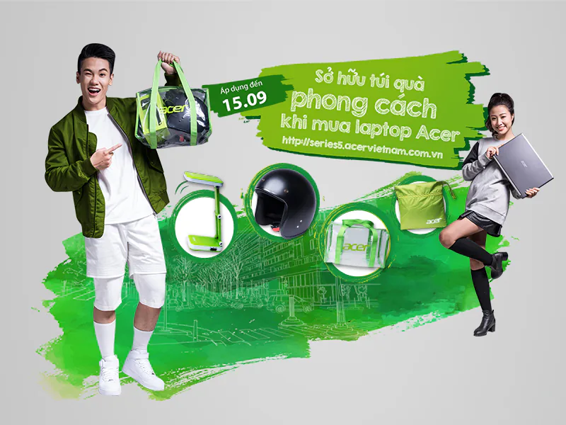 Acer tưng bừng quà tặng chào đón mùa tựu trường