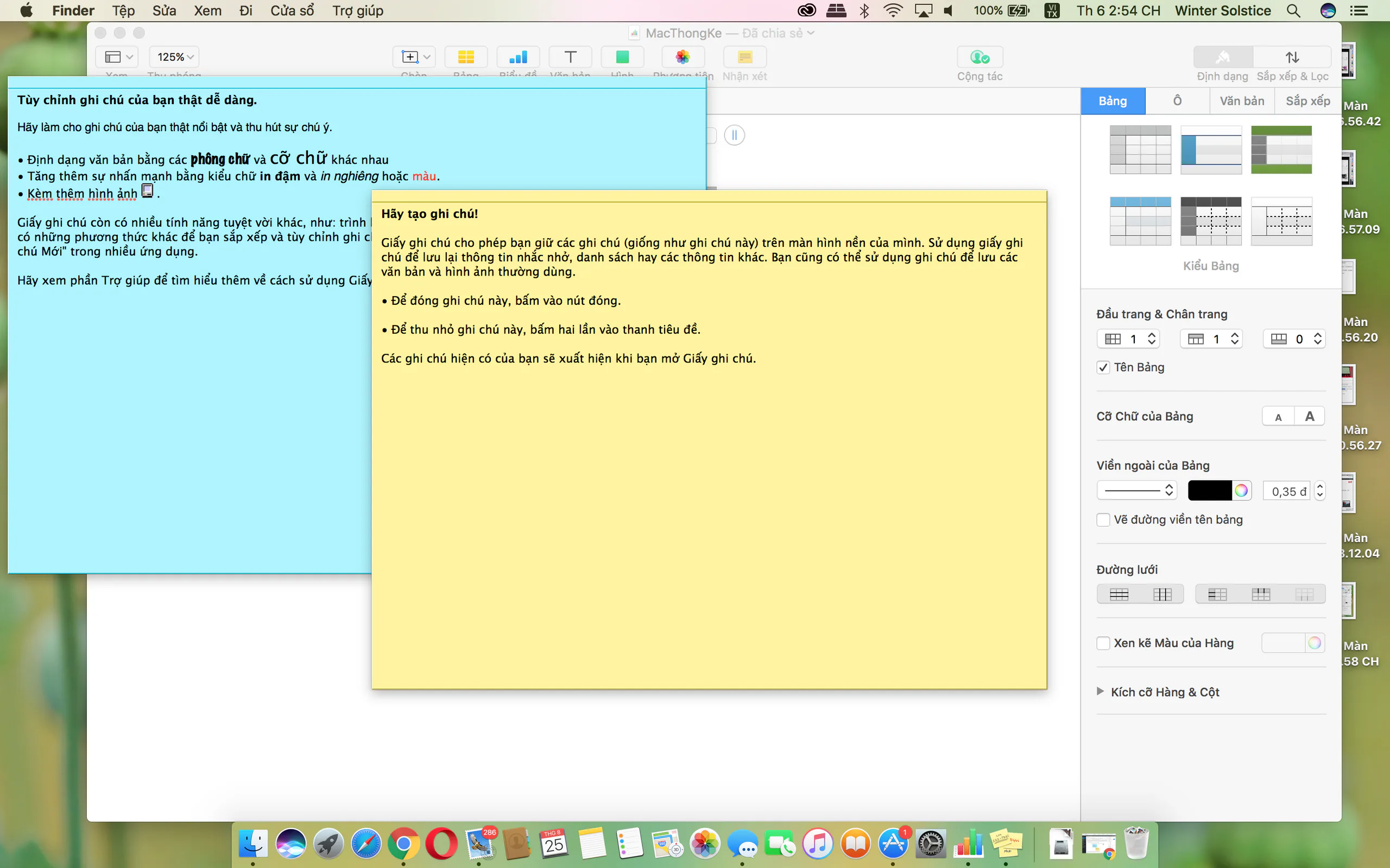 Cách thêm các ghi chú đính (Sticky Note) lên màn hình macOS