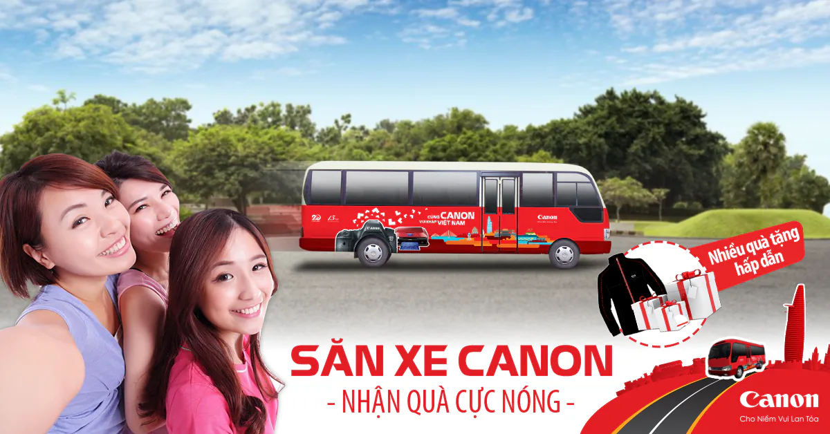 Chuyến xe Canon, hành trình lan toả niềm vui