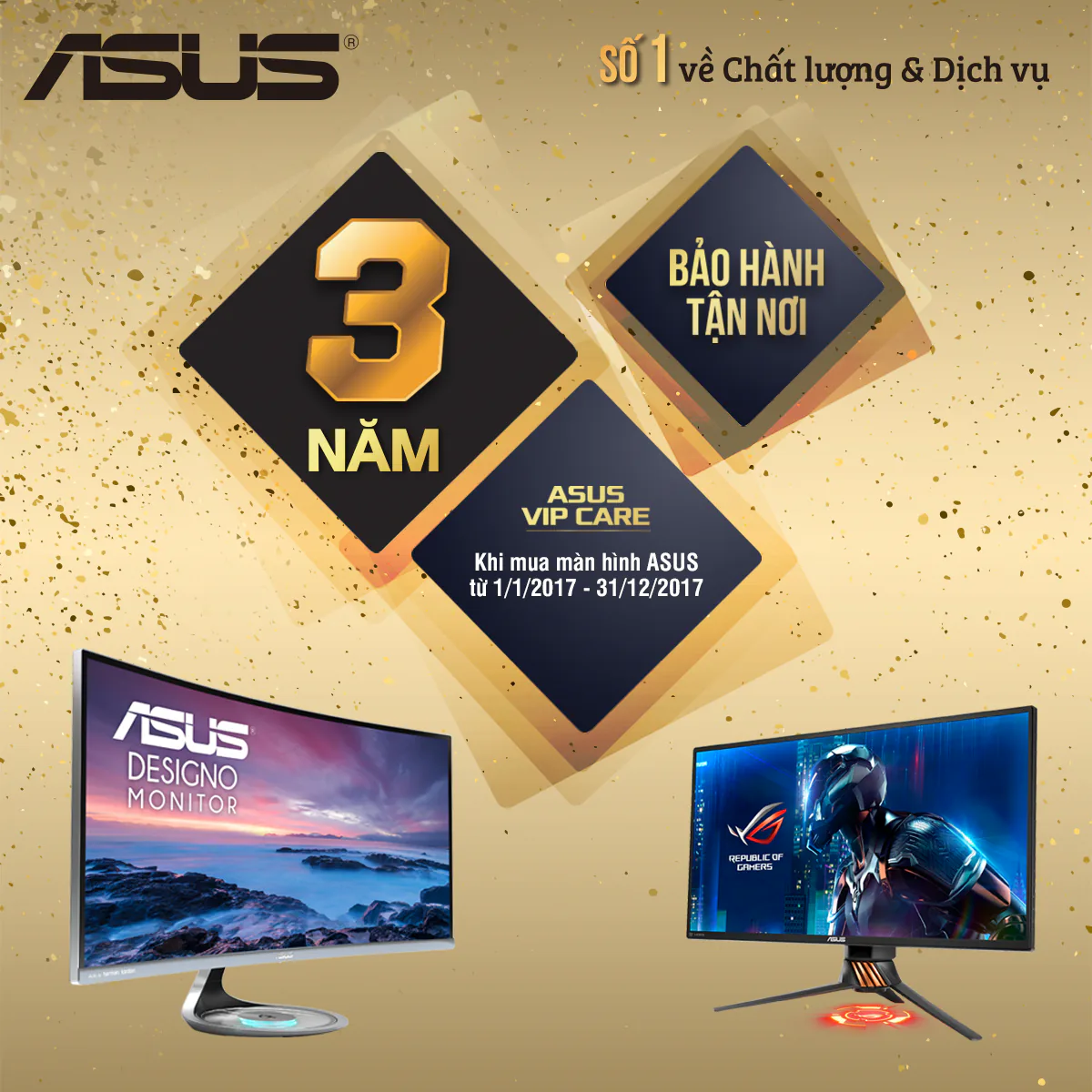 ASUS cung cấp dịch vụ bảo hành tận nơi cho các sản phẩm màn hình và máy chủ/máy trạm nguyên bộ