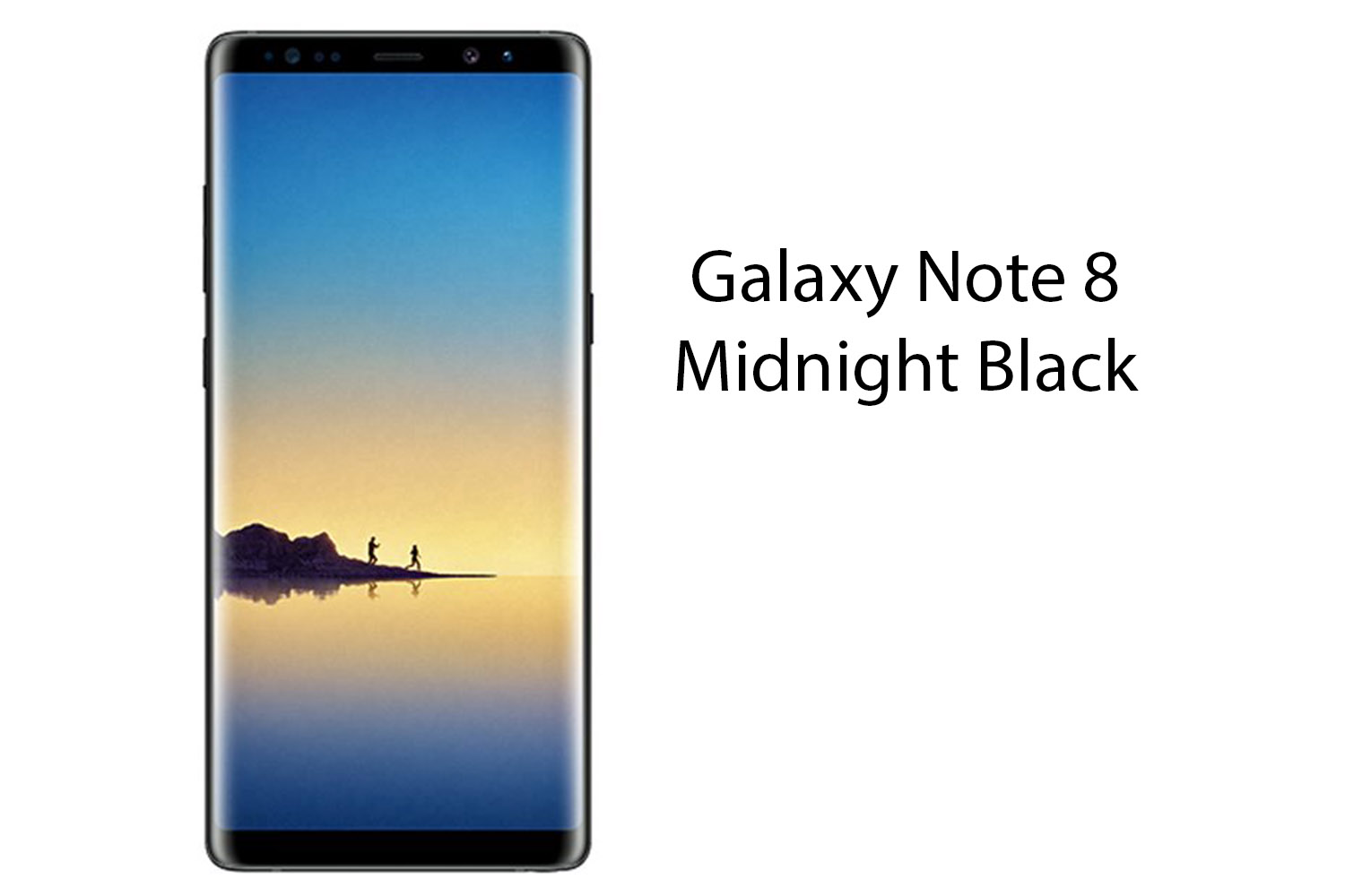 Samsung Galaxy Note 8 xuất hiện hình ảnh render màu Midnight Black