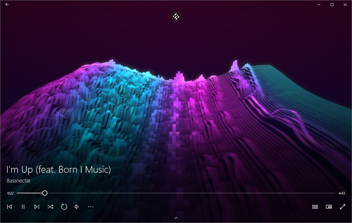 Groove Music sẽ có Equalizer, Visualizations và nhiều tùy chọn cá nhân