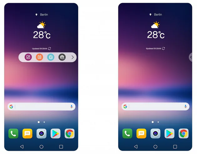 LG giới thiệu tính năng và giao diện mới trên V30: Floating Bar, Nhận diện khuôn mặt / Giọng nói