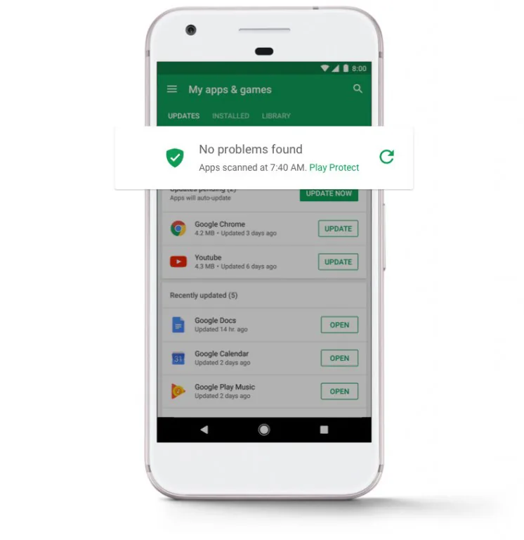Google Play Protect sẽ thống nhất và sắp xếp lại các tính năng bảo mật của Android