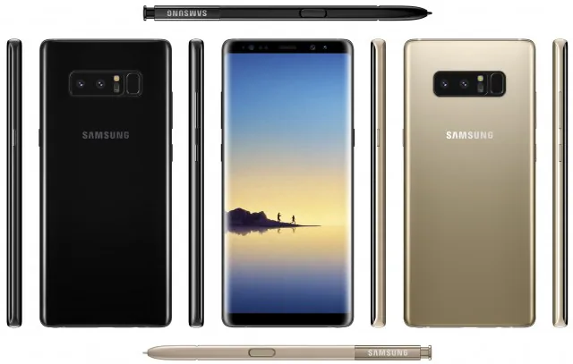 Samsung Galaxy Note8 rò rỉ thiết kế!