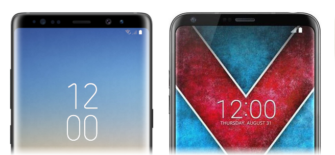Sự khác biệt giữa Galaxy Note 8 và LG V30