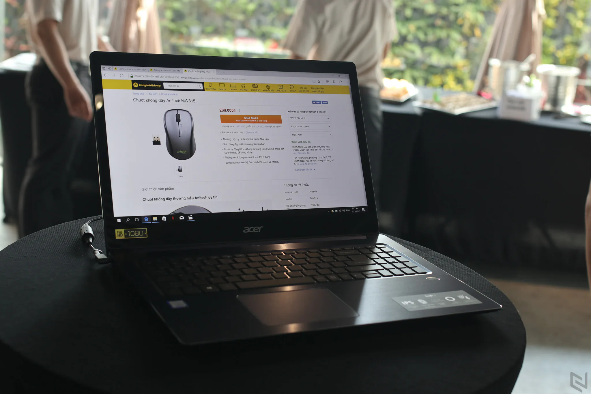 Acer chính thức trình làng Swift 3, laptop chạy vi xử lý Core i thế hệ thứ 8 đầu tiên tại Việt Nam