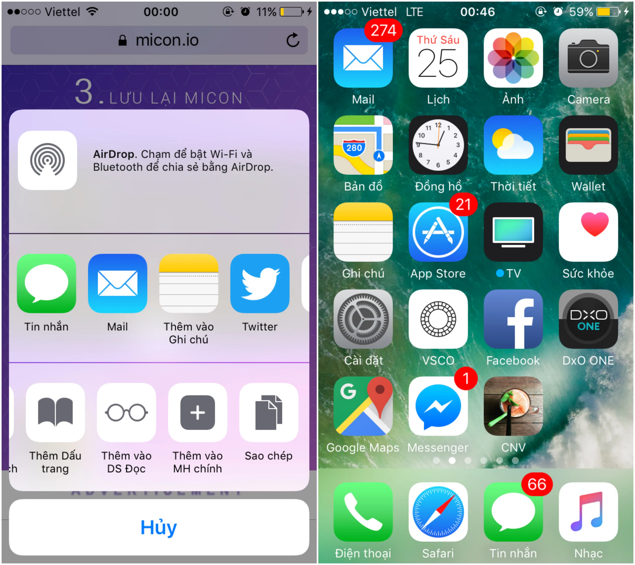 Thay đổi icon ứng dụng cho iOS và Android với micon.io