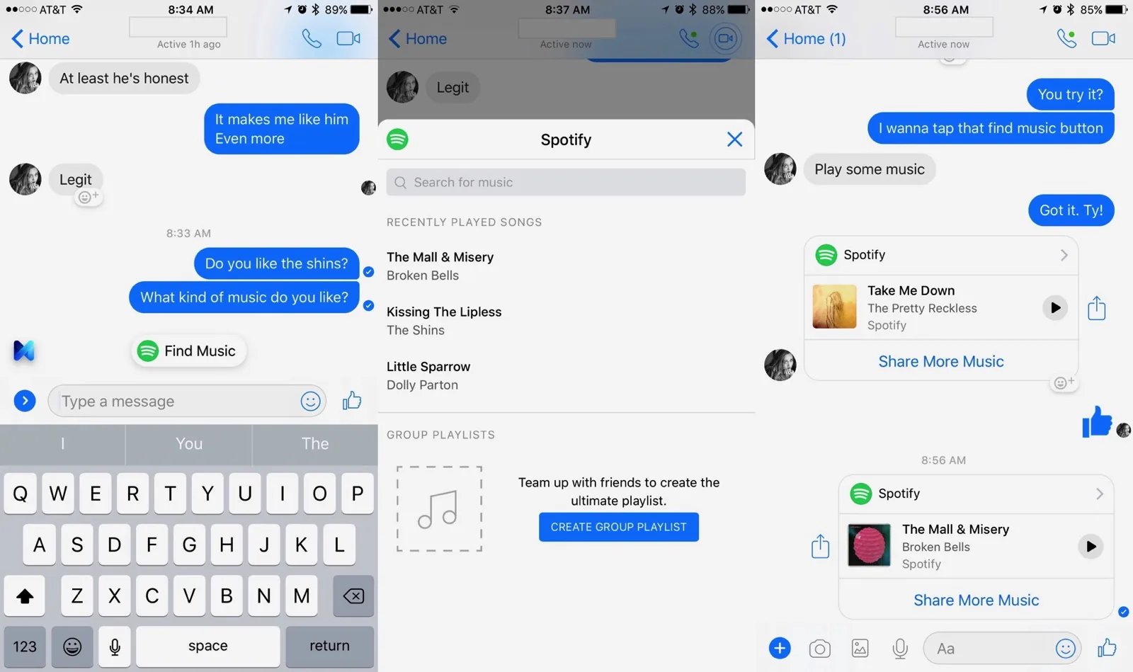 AI của Facebook Messenger sẽ dò tìm bài hát cho bạn