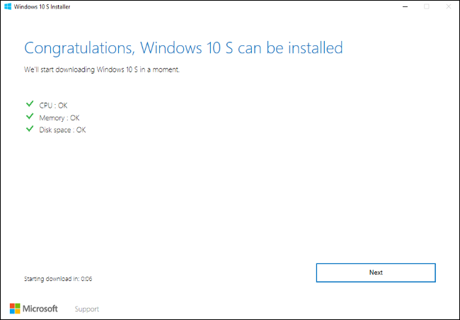 Tải về cài đặt và dùng thử Windows 10 S