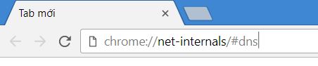 Cách xóa bộ đệm cache DNS trong Google Chrome