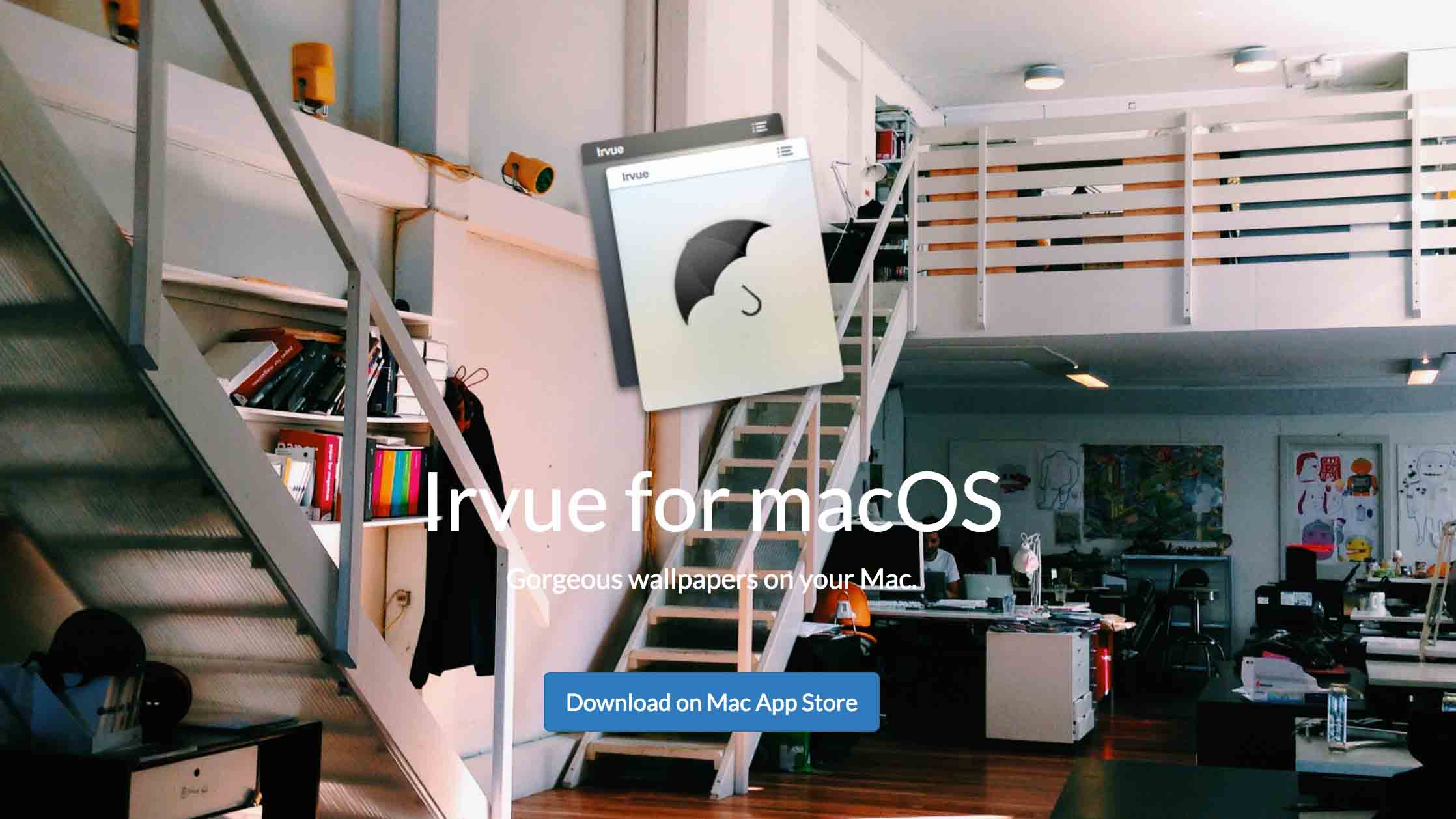 Irvue: Tự động thay đổi hình nền mỗi giờ trên macOS