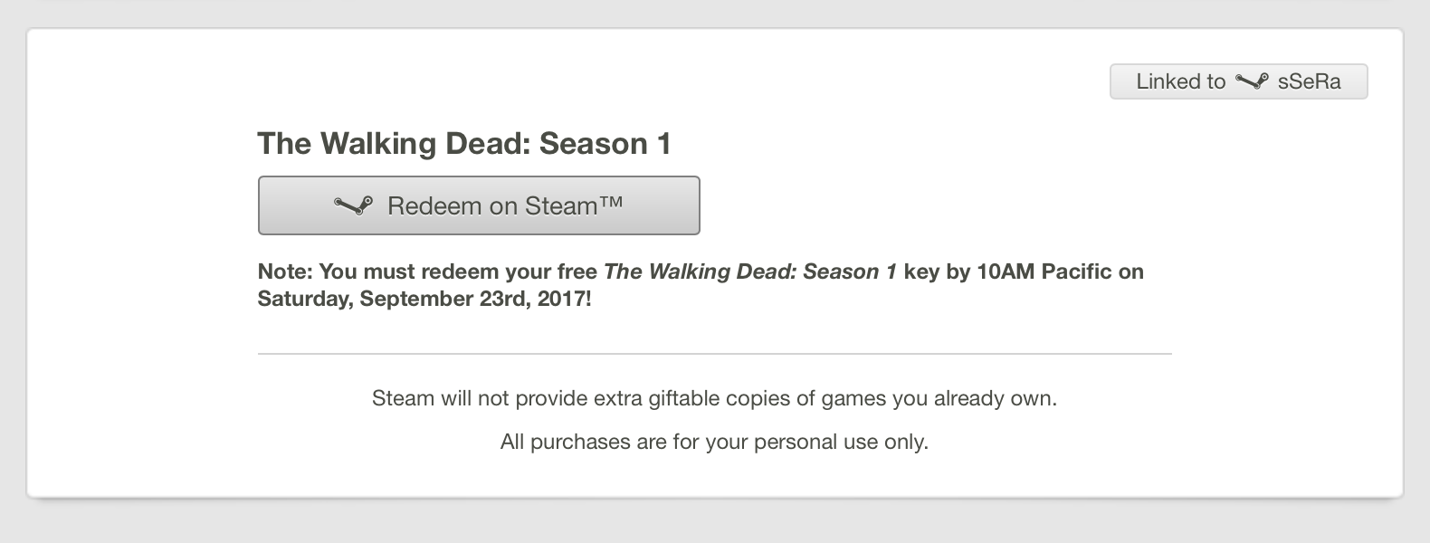 Tựa game The Walking Dead đang được miễn phí trên Humble Bundle, trị giá $25