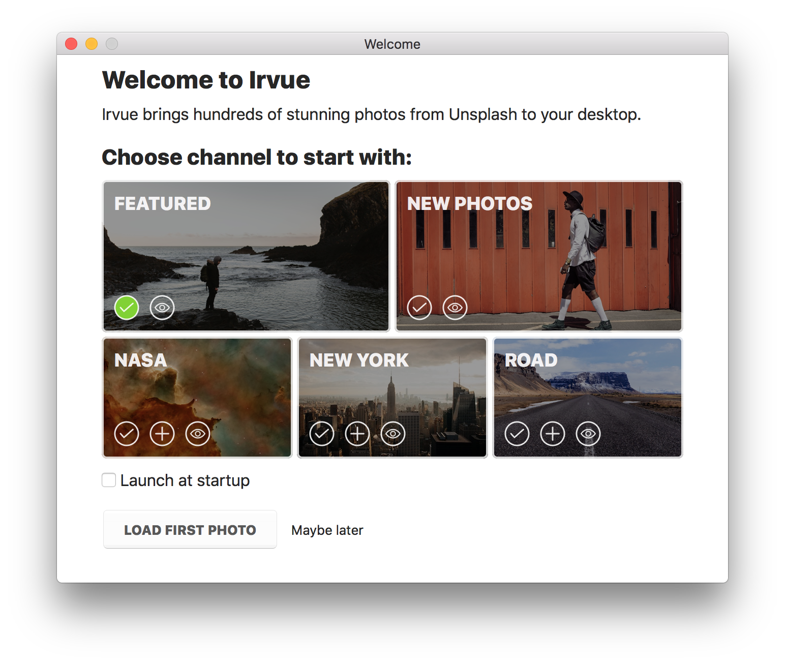 Irvue: Tự động thay đổi hình nền mỗi giờ trên macOS