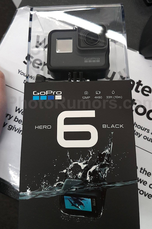 GoPro Hero 6 có thể quay video độ phân giải 4K 60FPS