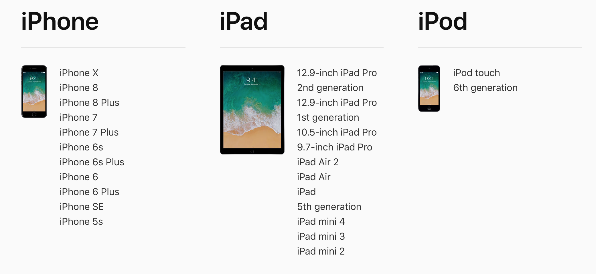 Tổng hợp link tải về bộ cài iOS 11 cho iPhone/iPad