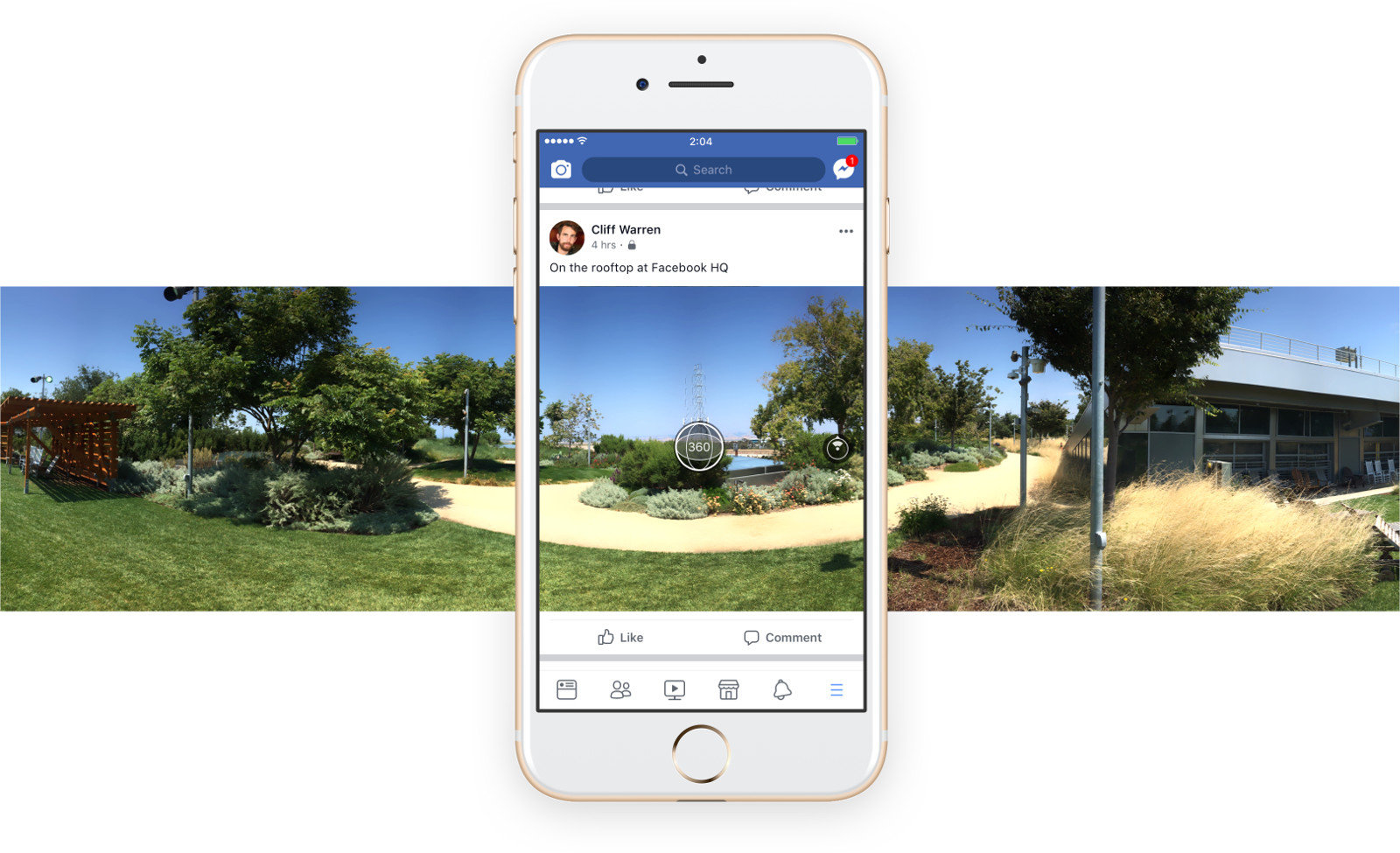 Facebook sử dụng AI để giúp cải thiên độ chính xác của ảnh 360 độ