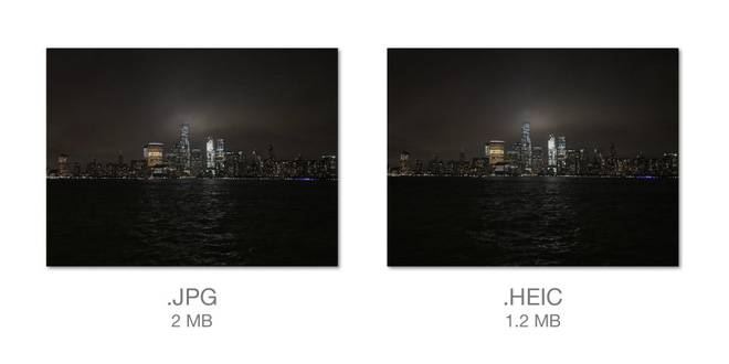 Định dạng ảnh HEIC mới trên iOS 11 là gì?