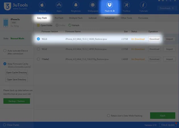Cách quay lại iOS 10 từ iOS 11 không mất dữ liệu