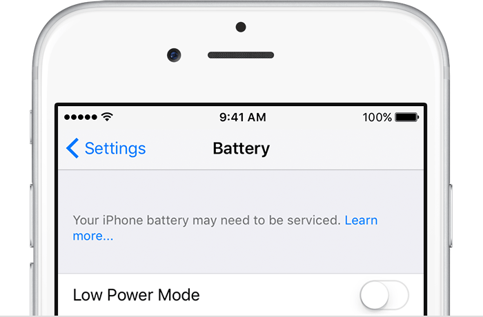 iOS sẽ báo bạn biết khi nào cần thay thế pin trên iPhone
