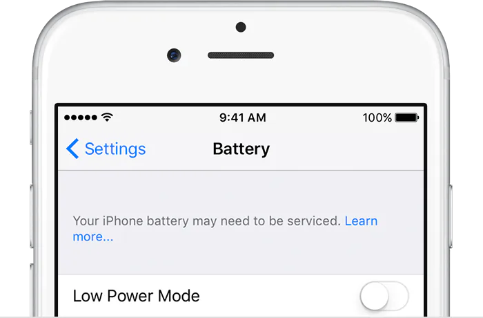 iOS sẽ báo bạn biết khi nào cần thay thế pin trên iPhone