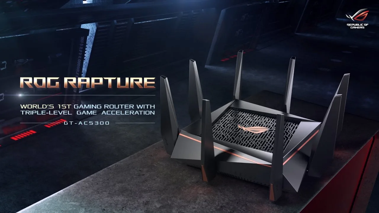 ASUS ROG ra mắt router chuyên game Rapture GT-AC5300