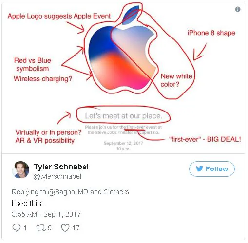 Thư mời sự kiện của Apple tiết lộ nhiều bí mật của iPhone 8?