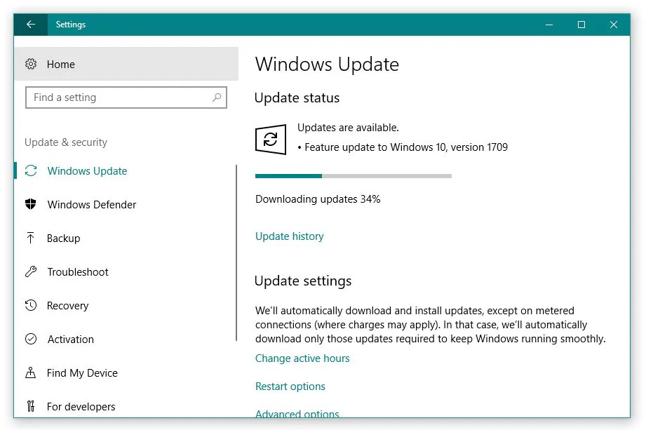 Hướng dẫn cách cập nhật Windows 10 Fall Creators