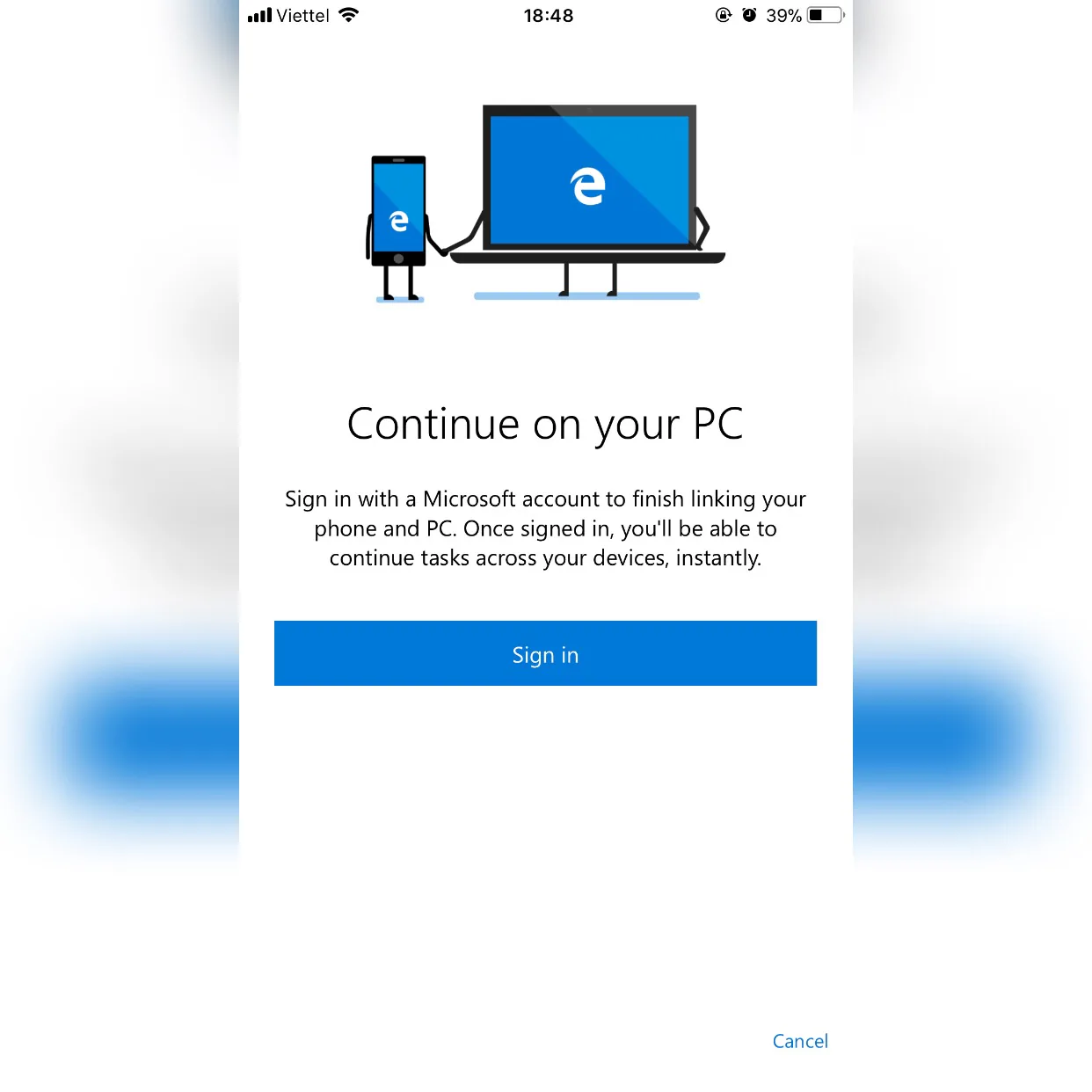 Microsoft Edge đã có bản thử nghiệm iOS và Android, có thể tải về dùng thử