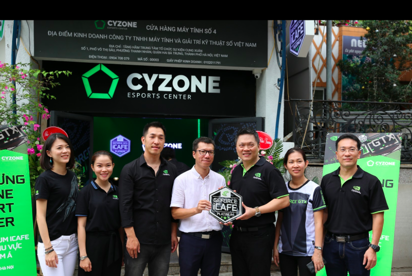 Cyzone Esports Center trở thành phòng game đạt chuẩn NVIDIA GeForce lớn nhất khu vực Đông Nam Á
