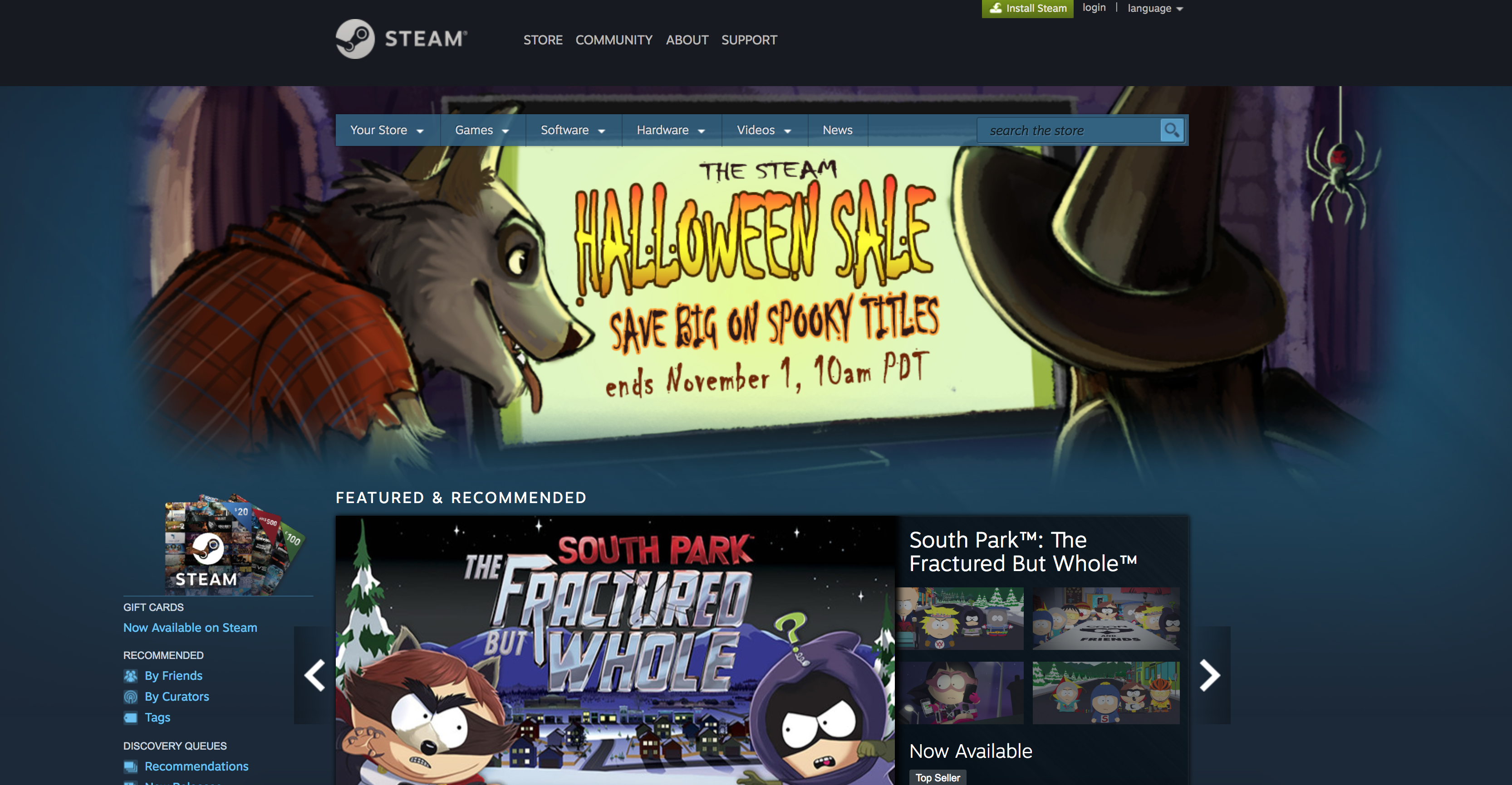 Steam hiện đang sale nhân dịp Halloween, vào chọn game yêu thích thôi