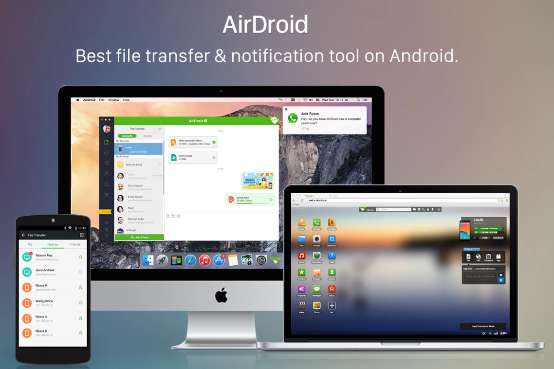 Chuyển file giữa iOS và Android dễ dàng với AirDroid