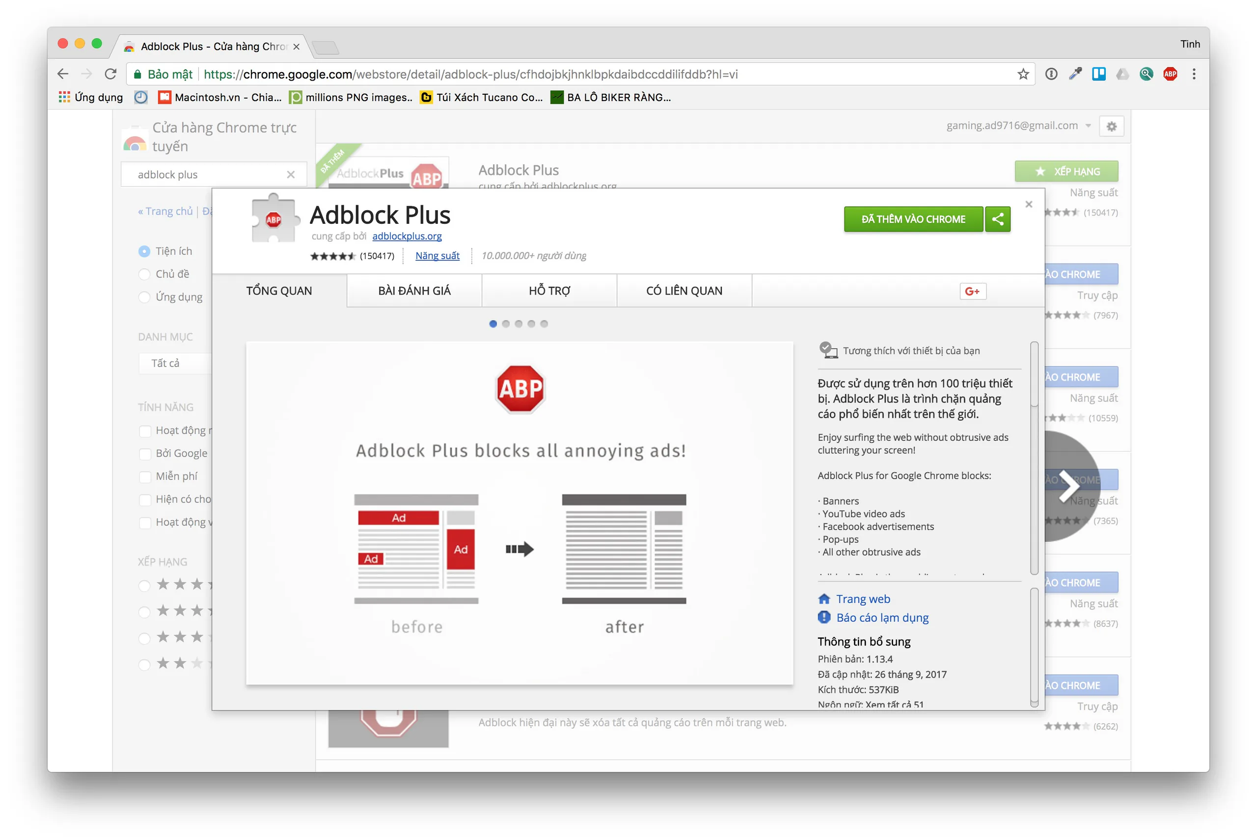 Hơn 37.000 người dùng Chrome đang dùng chặn add-on Adblock Plus giả