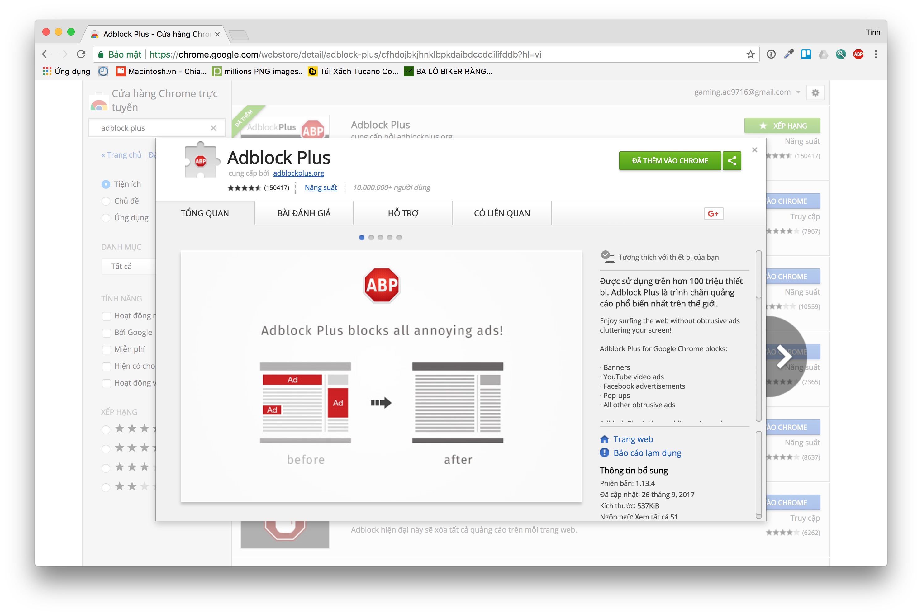 Hơn 37.000 người dùng Chrome đang dùng chặn add-on Adblock Plus giả