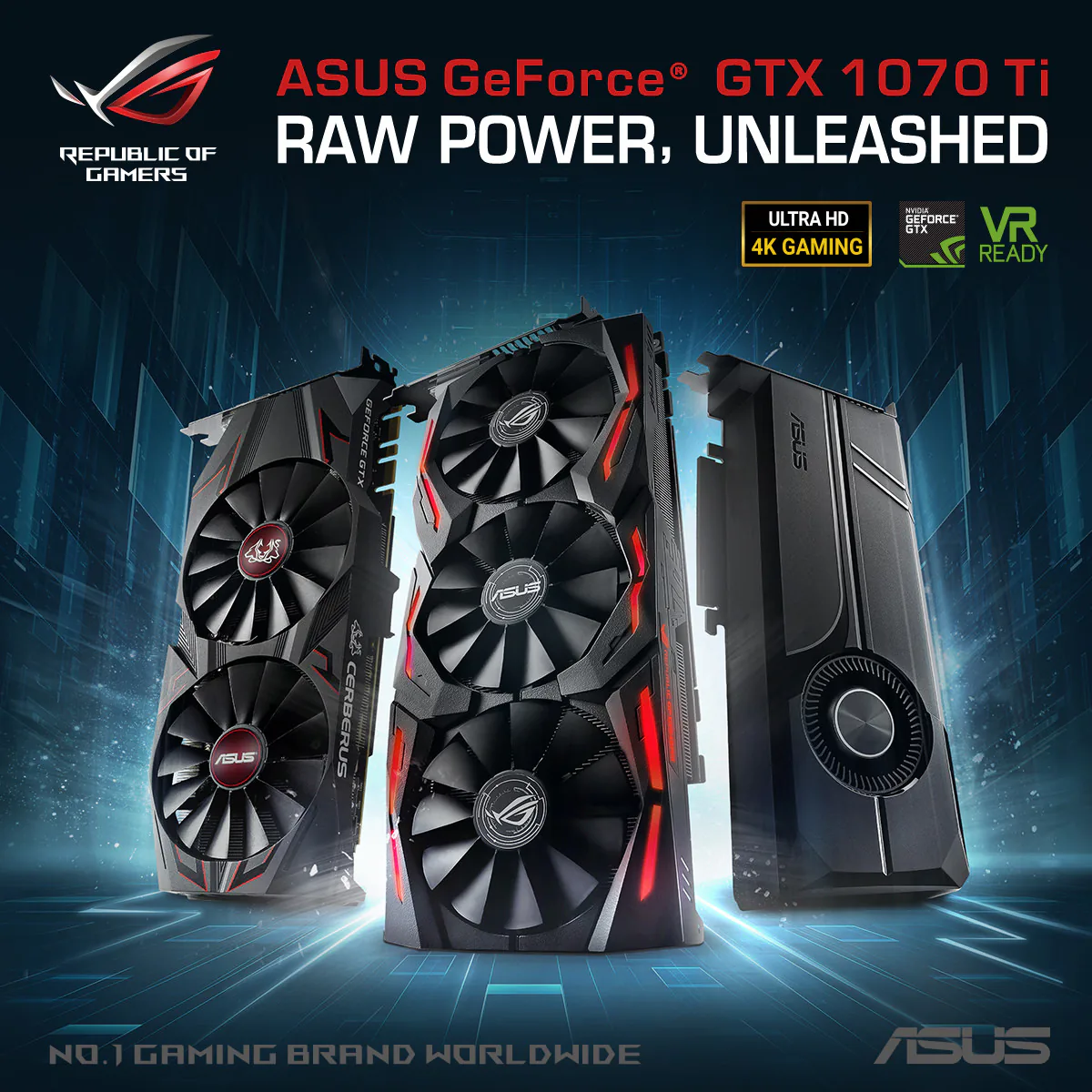 ASUS ra mắt card đồ hoạ GeForce GTX 1070 Ti mới