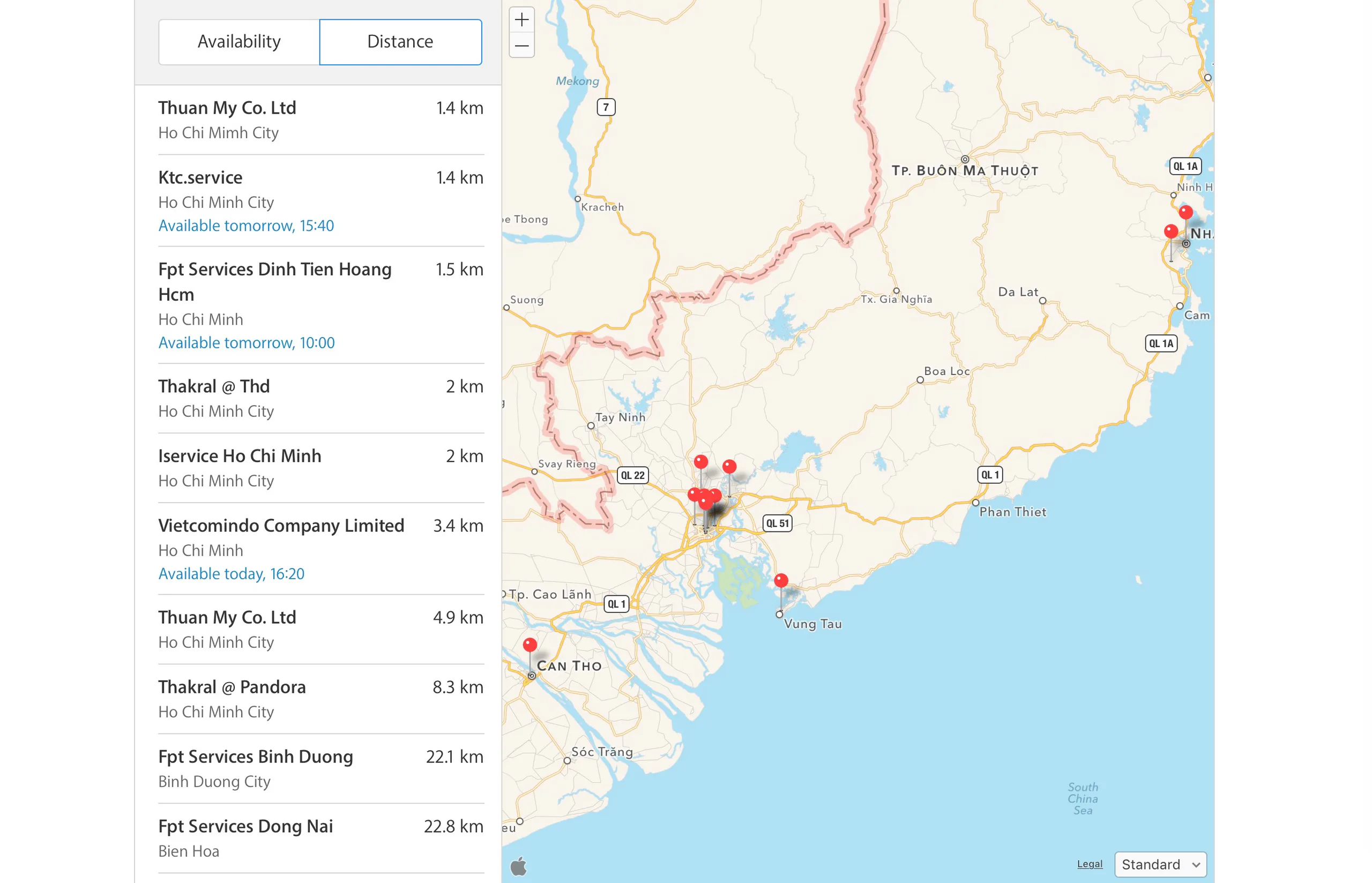 Kiểm tra bảo hành sản phẩm Apple