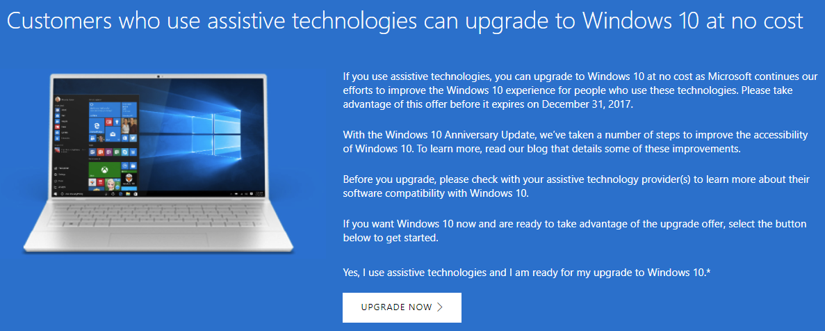Microsoft kết thúc việc nâng cấp miễn phí lên Windows 10 vào cuối năm nay