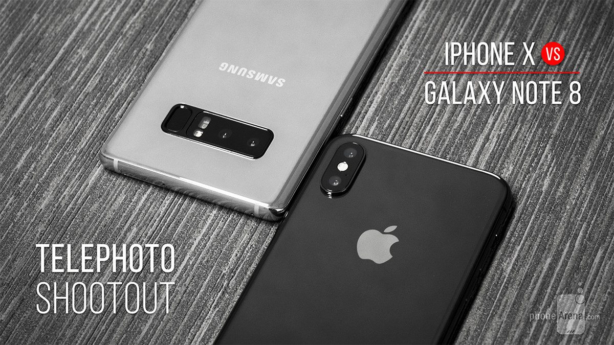 So sánh chi tiết camera Apple iPhone X vs Samsung Galaxy Note 8