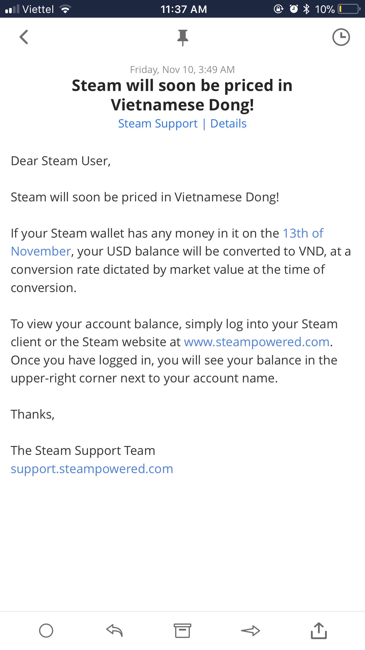 Steam chính thức hỗ trợ thanh toán bằng tiền Việt Nam (VND)
