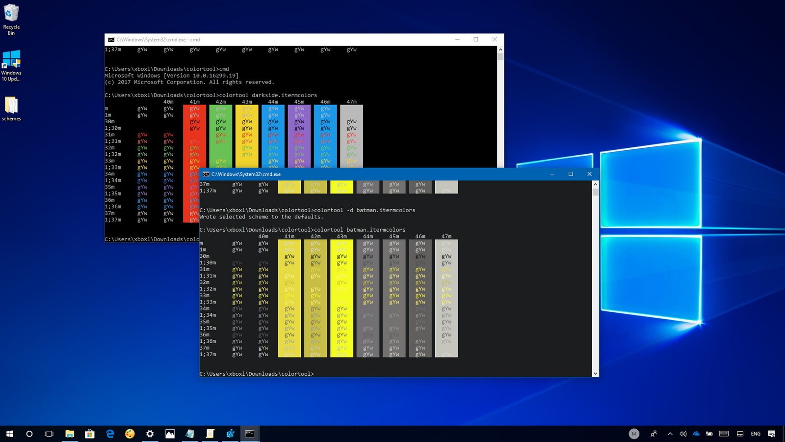 Cách thay đổi màu sắc của Command Prompt trên Windows 10