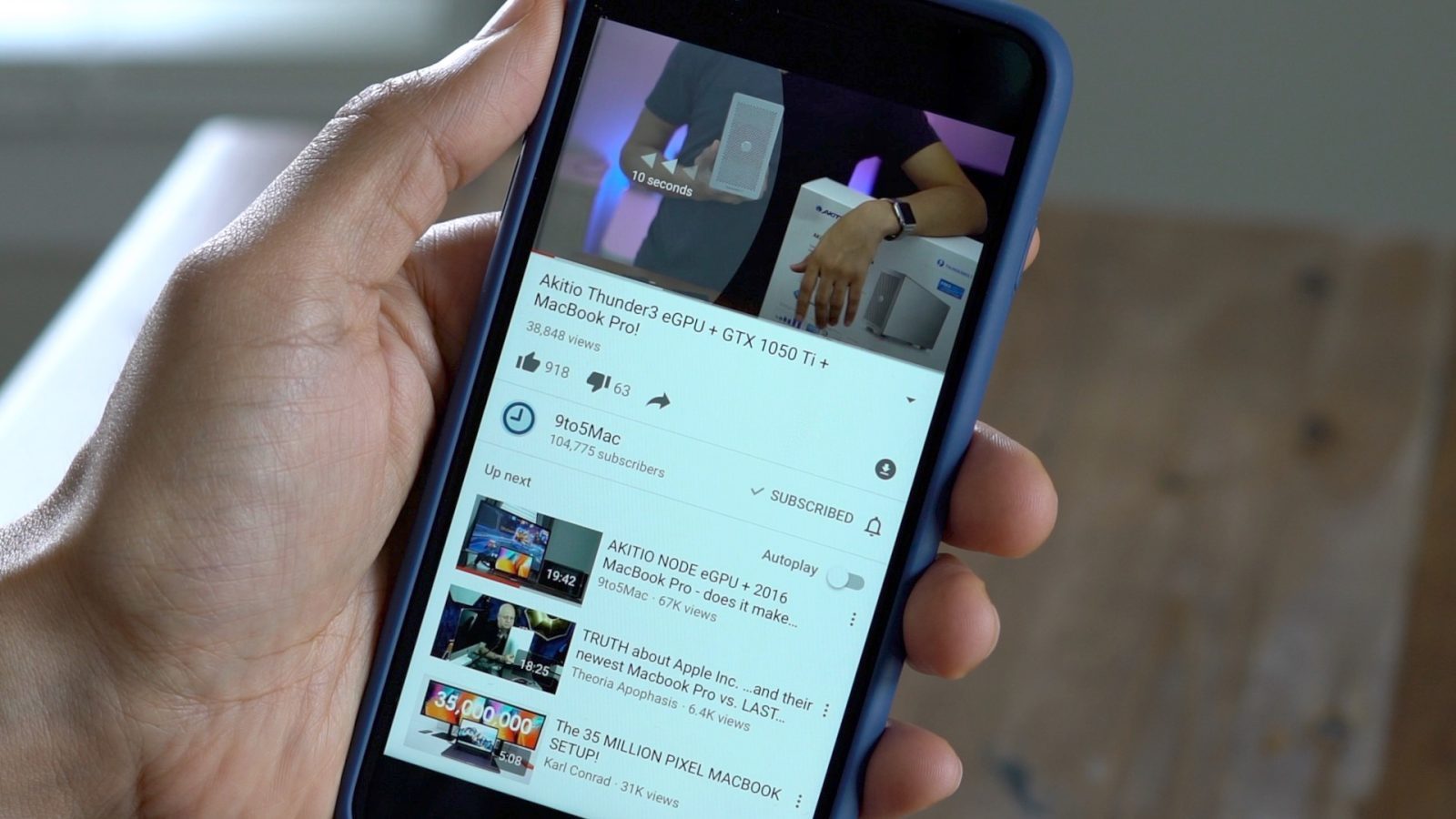Youtube tung bản cập nhật khắc phục lỗi tiêu hao pin trên iOS 11