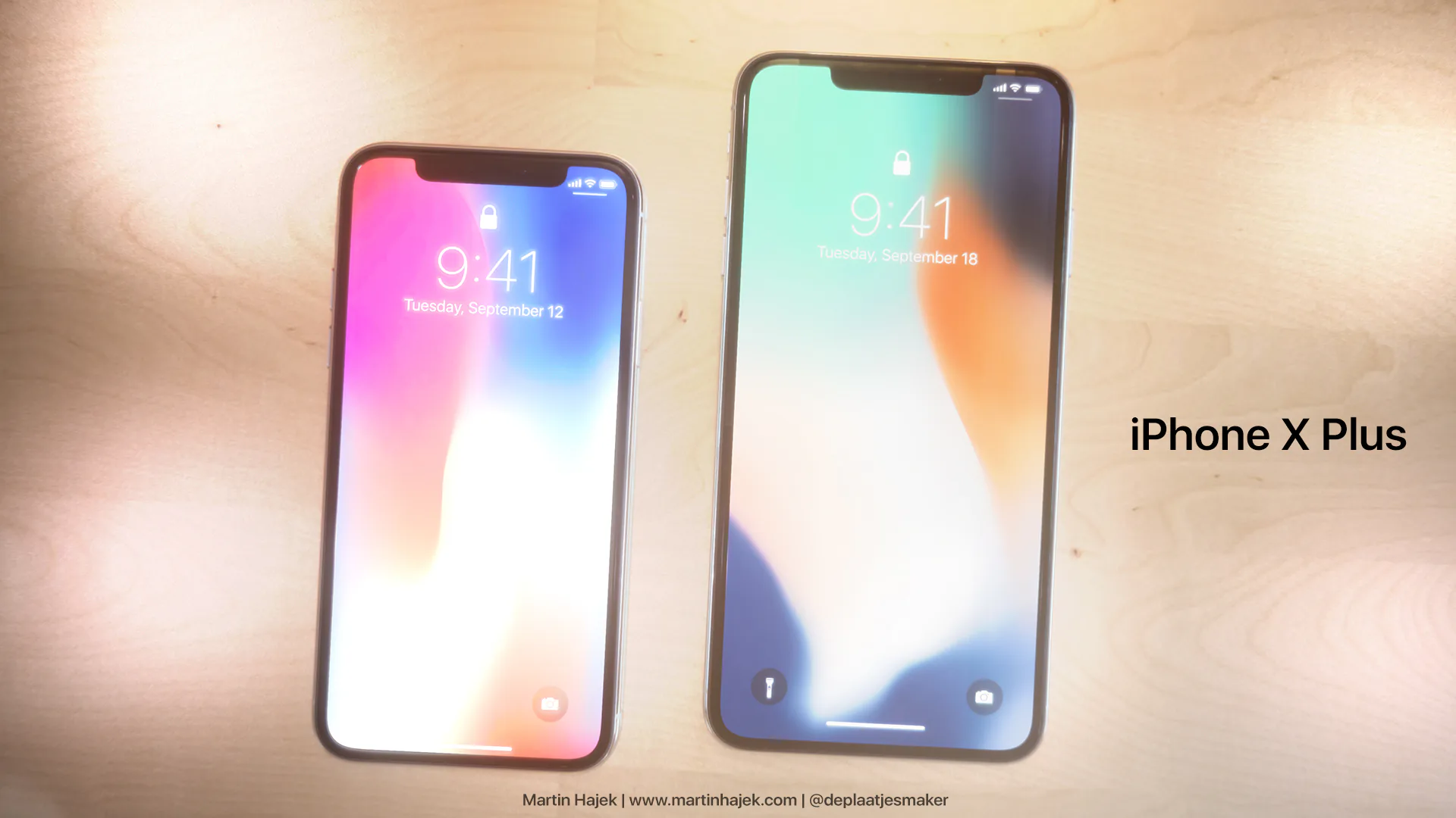 Hình ảnh render mới nhất của iPhone X Plus 6.7-inch