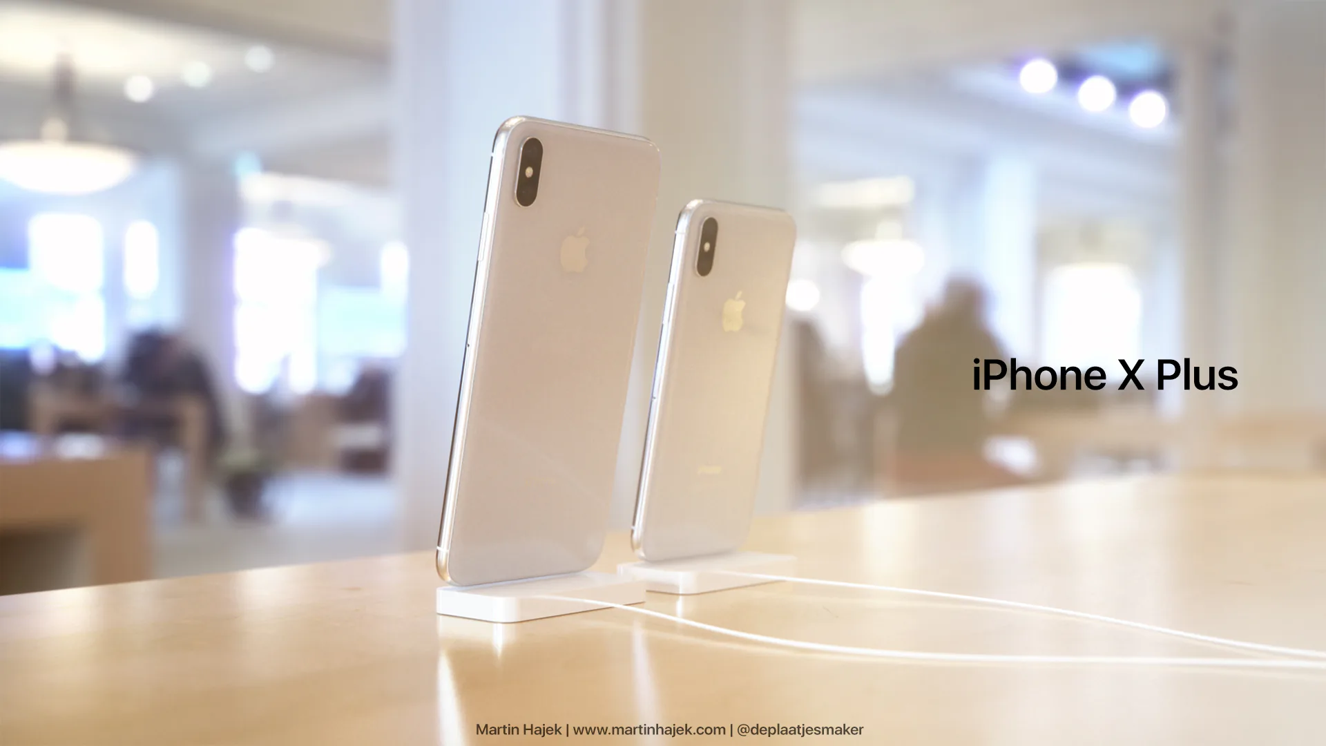 Hình ảnh render mới nhất của iPhone X Plus 6.7-inch